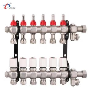 SS304 1 Inch Main Part 50mm Branch Radiant Heat Manifolds