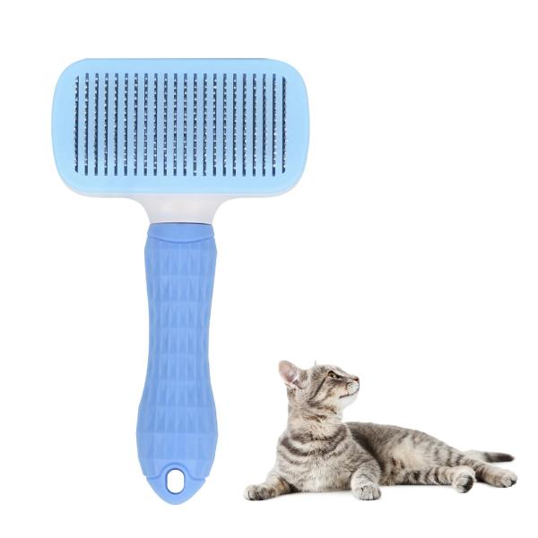 Self Cleaning Pet Brush Hair Remover Pet Hair Removal Shedding Slicker Brush
