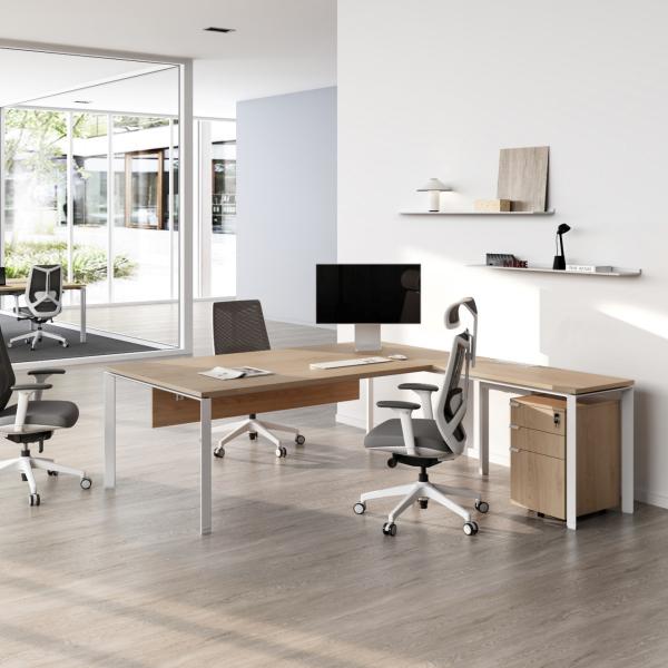 MC3.0 Ergonomic custom sized Office Manager Desk L-shaped desk with spacious