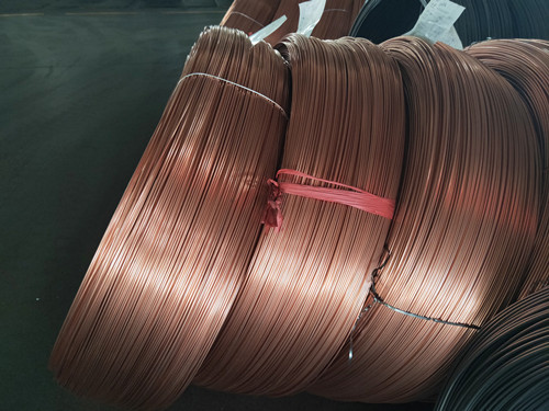 Cold Drawing Single Wall Coated Copper Steel Bundy Tube To Protect Rust 4.76 mm X 0.7 mm