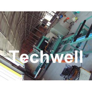 Economical PU Sandwich Panel Machine With Tracking Cutting, PLC Control System