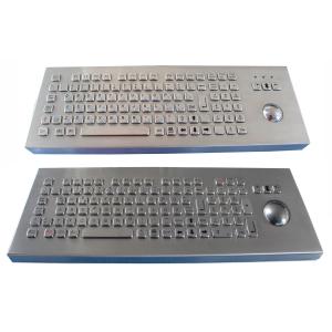 Compact Format Long Stroke vandal proof ruggedized industrial keyboard with