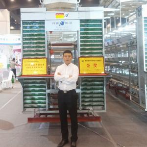 China 10cm Egg Processing Equipment , Siemens Motor 1.5kw Egg Laying Chicken Cages on sale