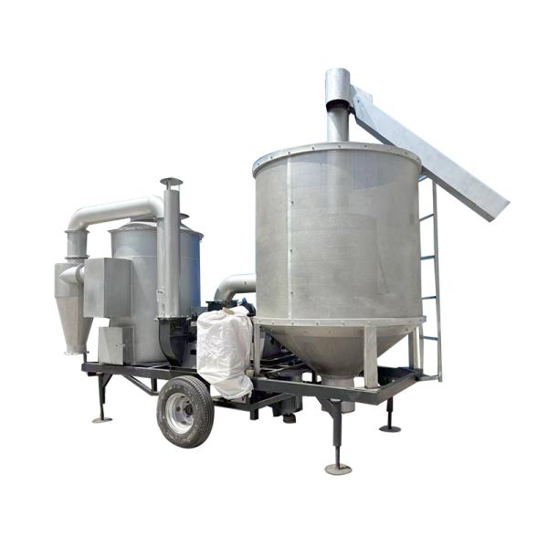 Buy Diesel Mobile Paddy Dryer Machine Recirculating Small Batch Grain Dryer at wholesale prices