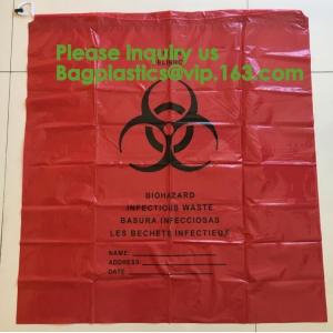 Biodegradable Dtrawstring Biohazard Bags Medical Drawtape, Biological Hazardous
