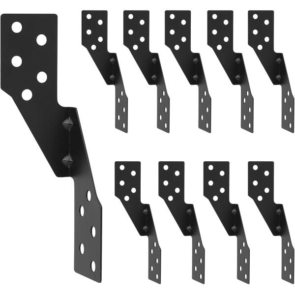 Buy Hurricane Straps Brackets 10Pcs Hurricane Tie With Black Powder Coated at wholesale prices