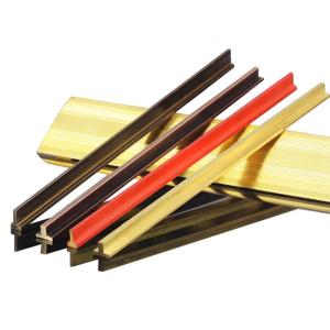 China Gold 3.0m Decorative Brass Trim Strips Furniture Decoration on sale