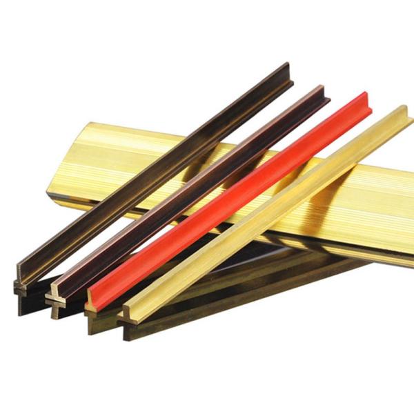 Buy Gold 3.0m Decorative Brass Trim Strips Furniture Decoration at wholesale prices