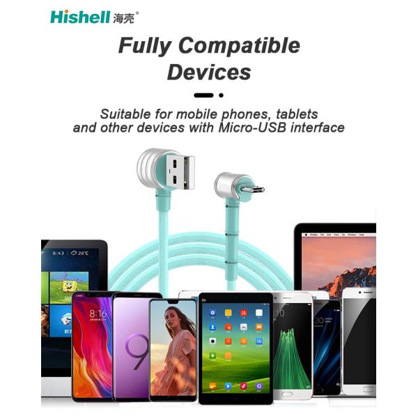 Multifunctional Micro Phone Charger Cable Line Anti Fouling Ultraportable