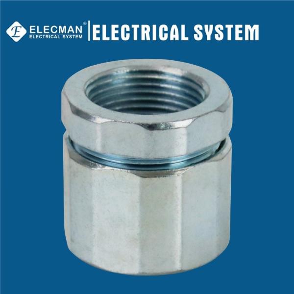 Buy 1 Inch Steel IMC Rigid Conduit Three Piece Coupling at wholesale prices