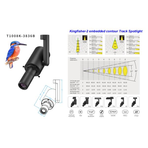 Gobo Projection Indoor Spotlight Commercial Exhibition Lighting LED Magnetic Shapeable Track Light for Art Gallery