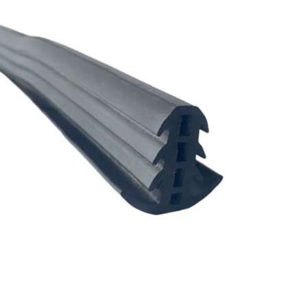 Waterproof T-shaped EPDM Seal in Black for Edge Profile Protection and