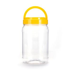 Empty Different Capacity 900ML Cosmetic Cream PET Plastic Jar With PET Lid