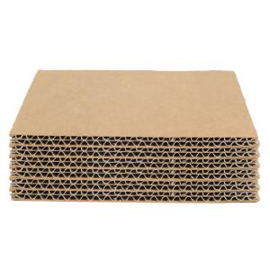 Quality Single / Double Corrugated Cardboard Paper Sheets Fold Paper Board For Packaging for sale