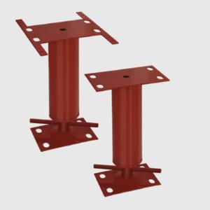 Galvanizing Structural Steel Adjustable Jack Post With Surface Treatment