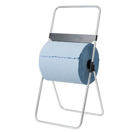 Industrial Steel Stand Alone Toilet Paper Dispenser Equipped With Serrated