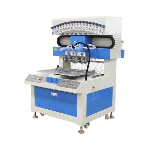 Energy Saving Silicone Dispensing Machine 18 Colors PVC Keychain Making Machine