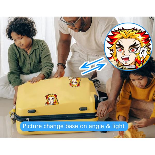 3d lenticular lens sticker / lenticular print sticker / customize 3d anime motion sticker