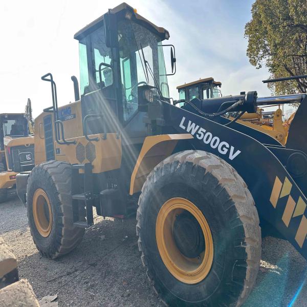 162kW Used Wheel Loader XCMG LW500GV 17 Ton Weichai Engine