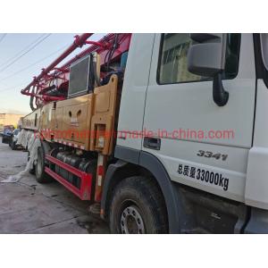 Sy 49 Meter Used Heavy Equipment Boom Pump for Concrete Bathching Plant in Red