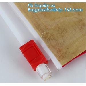 Slider Zipper Flat Bottom Pet Food Bag , 5kg Large Quad Seal Pouch , Plastic Dog