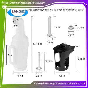 China EZGO Electric Golf Cart Accessories Bracket Sand Bottle Screw Set on sale