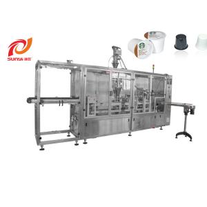 6000pcs/hour Double Lane K Cup Filling And Sealing Machine