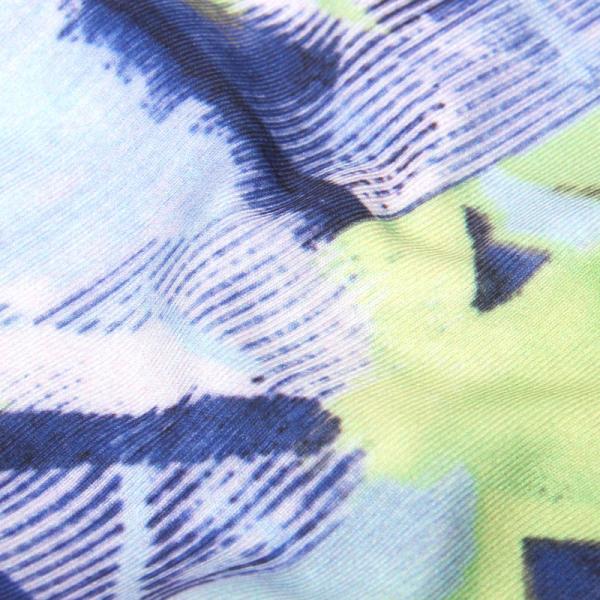 CPG Global Women's Outdoor Leggings Sport Running Pants Yoga Geometrical Green Pattern HK35