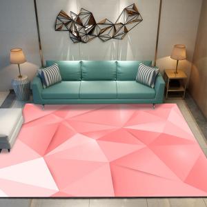 Bestselling Aesthetic 3D Geometric Figure Printed Artistic Living Room Carpet