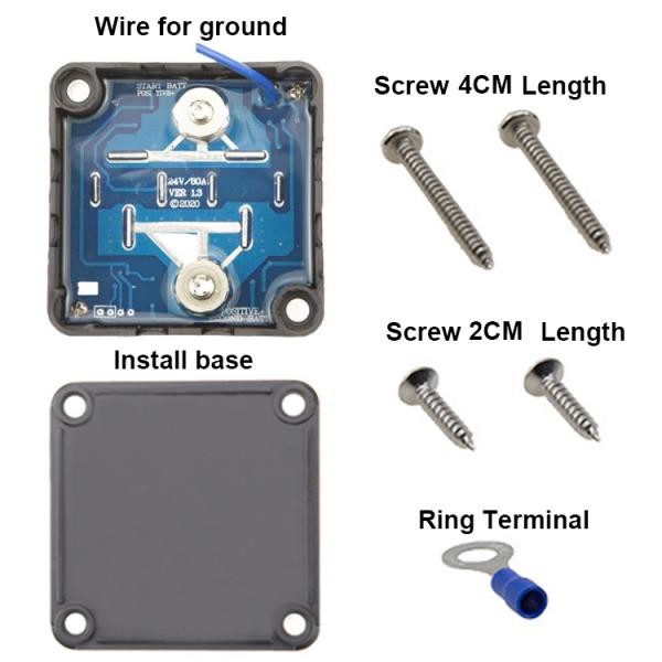 Power Smart Dual Battery Isolator 24V 100A for Vans Trucks RVs Motorhomes ATV UTV Boats Off Road Vehicles