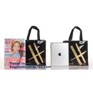 Women Waterproof Handbags Transparent PVC Plastic Pouch Beach Bags,Handle