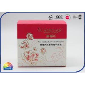 Pink Customized Folding Carton Box 4c Printed Coated Paper Packaging