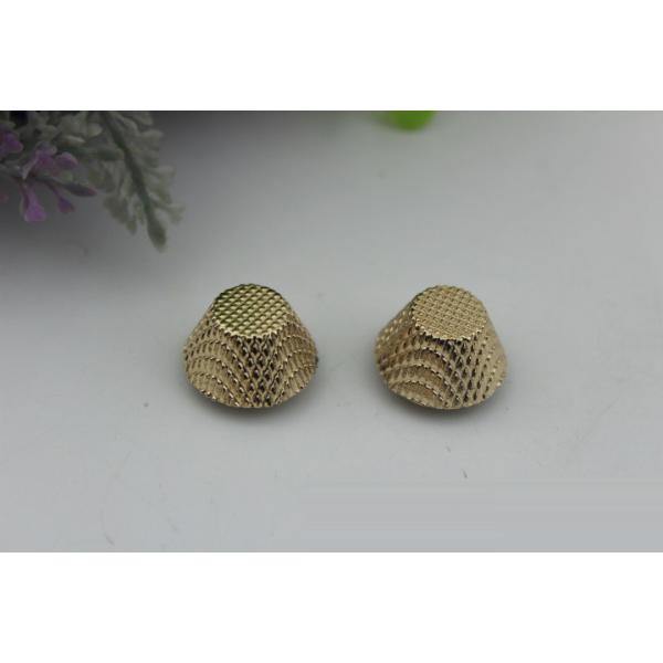 Fashion gold pattern 10 mm metal die-cast zinc alloy dome pop rivet for bag bottom