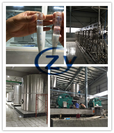 High Efficiency Potato Starch Machine Extraction Sieves 95% Industrial