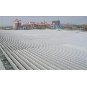 China PVDF Coating Louvre Roof Systems Adjustable External Facade Manual Control on sale