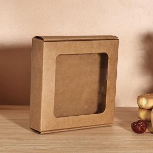 Eco-Friendly Kraft Paper Box with Display Window Sustainable Packaging Solution