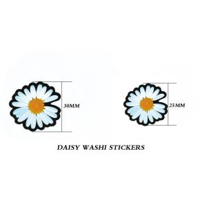 daisy flower High Sticky 30mm Washi Tape Stickers