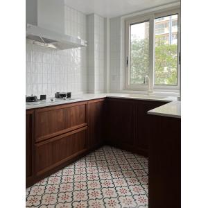 Vintage Corner Modular Lacquer Kitchen With Island Furniture Cabinet