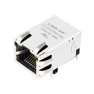 Quality RTA-364A1R1A , LPJ2026KONL Magnetic RJ45 Connectors 1x10/100Mbps Latch-up for sale