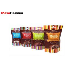 Food Grade Laminated Material Foil Stand Up Pouches Custom Logo Printing Doypack