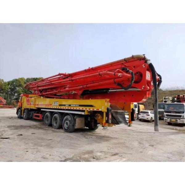 SYM5538THB 66m Concrete Boom Pump Truck Mounted Pump with Vibrating Amplitude 2.6mm