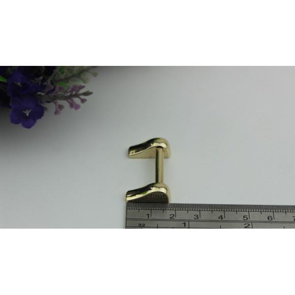 Fashion bag light gold color zinc alloy metal fitting 20 mm arch bridge for purse