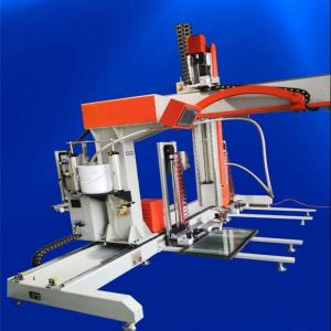Quality ALUMINUM DOOR MAKING MACHINE TOOLS ALUMINIUM WINDOWS DOORS GLASS SEALING ROBOT for sale