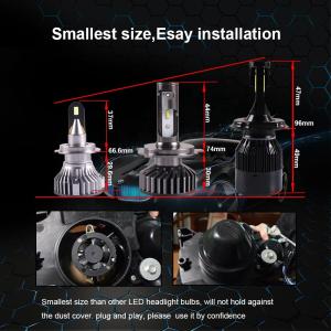 35w 6000k Graphene 3900lm LED Car Light Bulbs H1 CSP