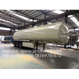 China SINOTERCEL Three-axle  40 CBM fuel tank semi-trailer on sale