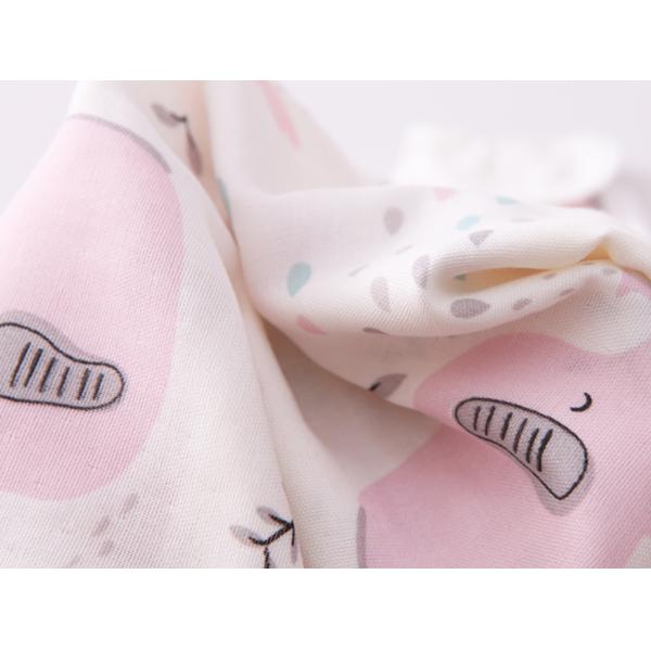 Animal Print Double Gauze Muslin Fabric By The Yard 110GSM Muslin Gauze Blanket