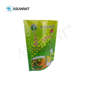 Custom Logo Stand Up Cookies Food Packaging Pouches With Zipper