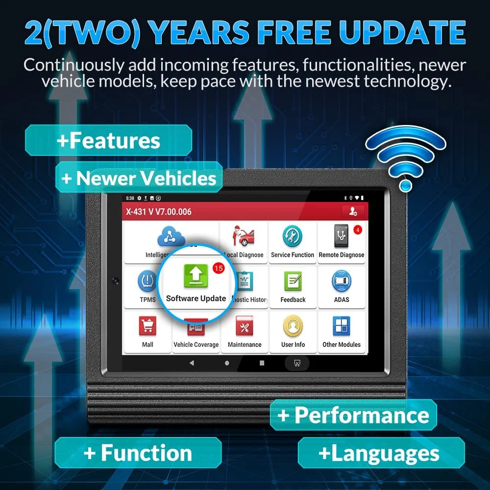 2024 Elite X431 V V4.0 Car Full System Diagnostic Tools Auto OBD OBD2 Scanner ECU Coding 37+ Reset Active Test Free Ship