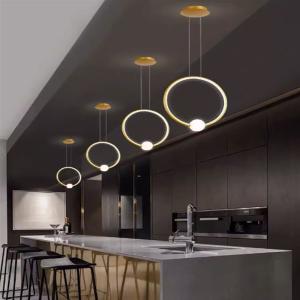 Indoor Modern Circular Ring Chandelier 44w 23w 19w