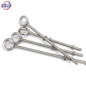 Stainless Steel Lifting Eye Bolt Custom M12 with Nut ISO Standard